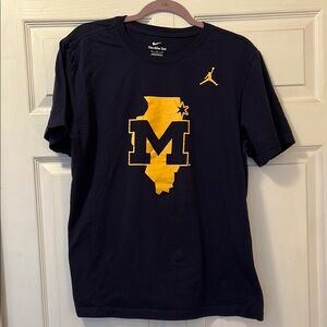 Nike Men's Navy University of Michigan T-Shirt
